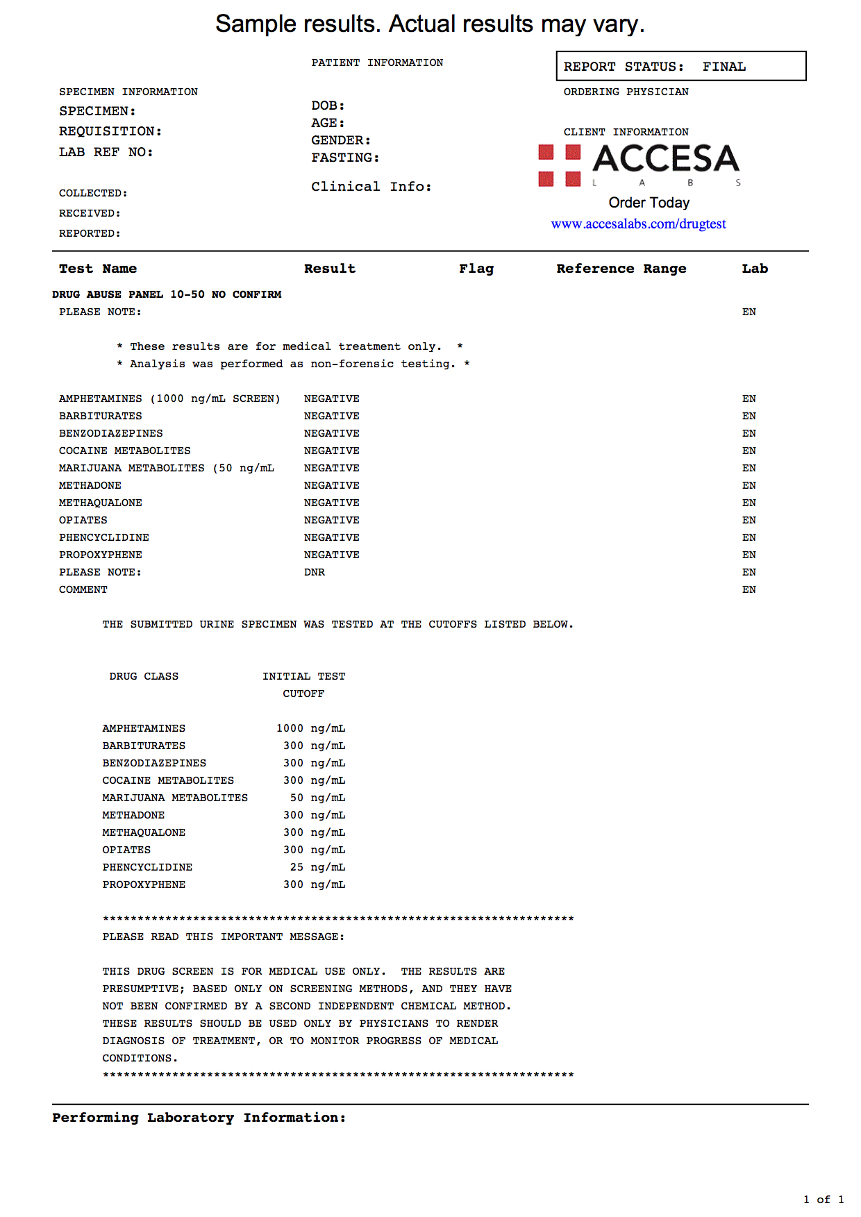 Pin On Counseling Negative std test results template
